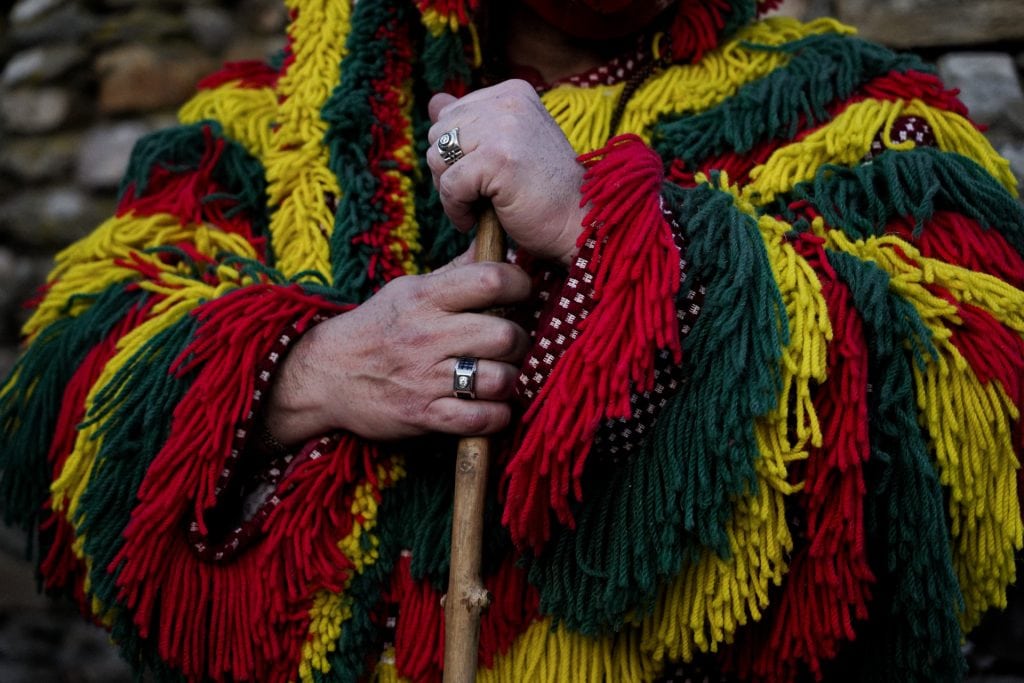 Pormenor de um fato de careto