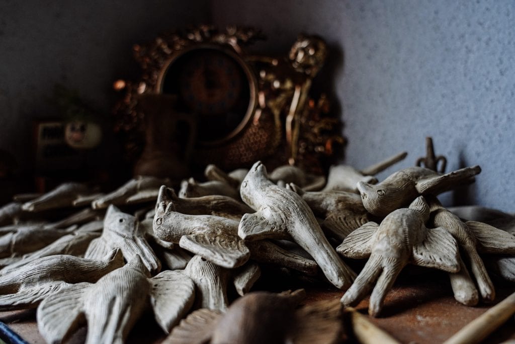 Peças decorativas de Albano Carvalho