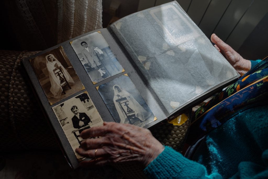 Álbum de fotos de família