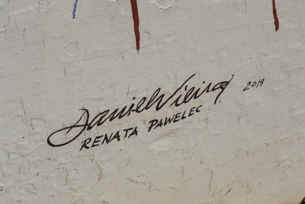 Assinatura de Daniel Vieira e Renata Pawelec