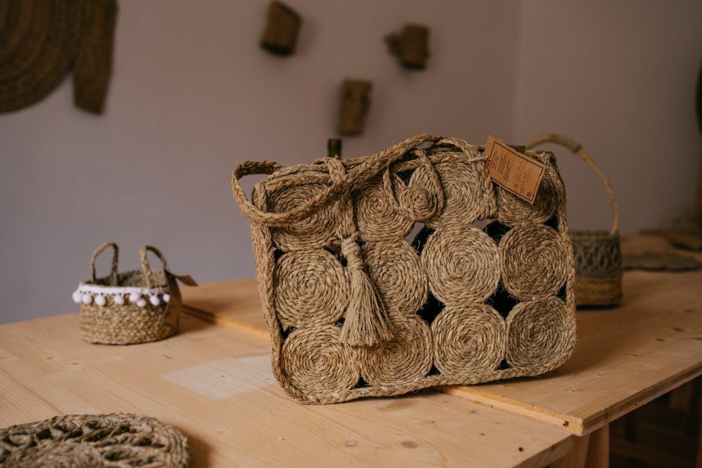 Mala feita em esparto