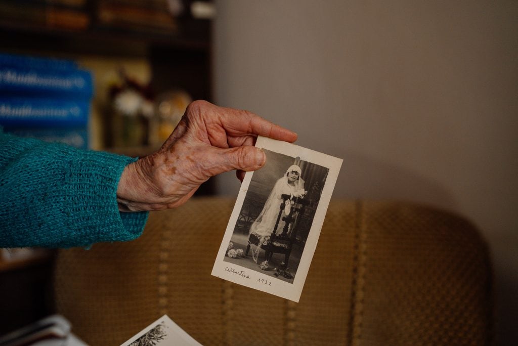 Albertina Madeira na Primeira Comunhão
