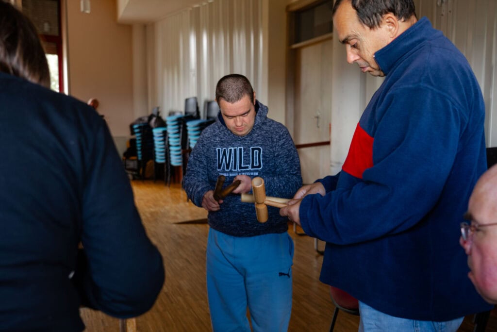 Ensaio do grupo Pé Coxinho