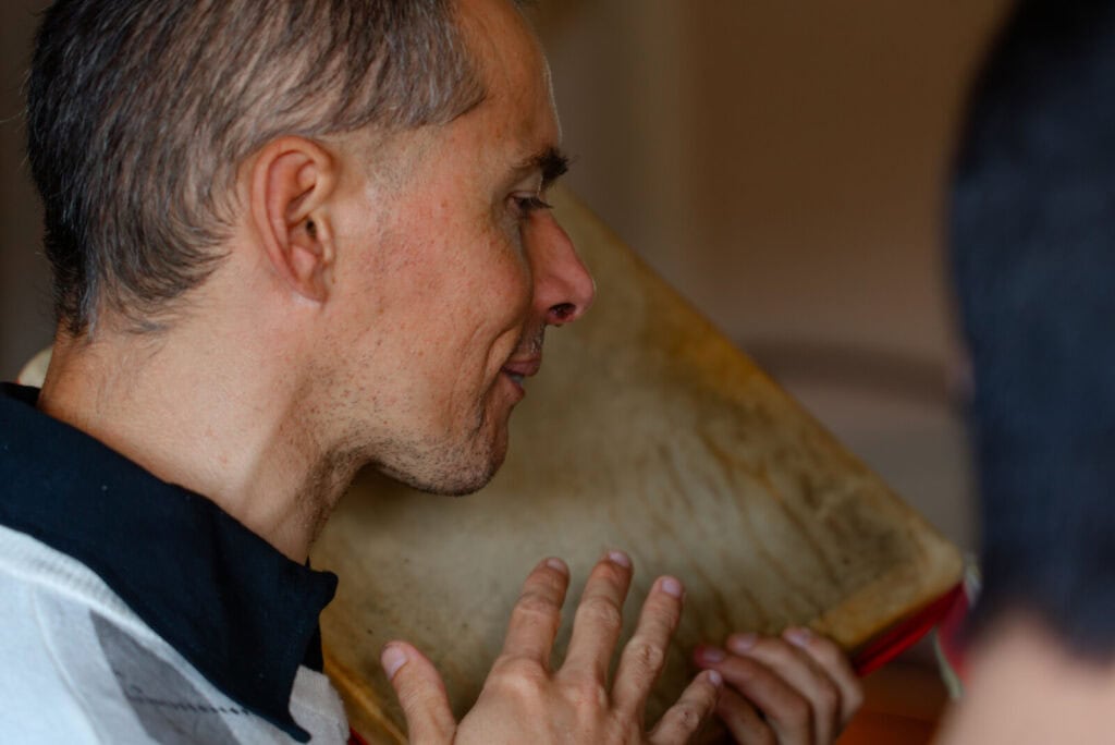 Ensaio do grupo Pé Coxinho