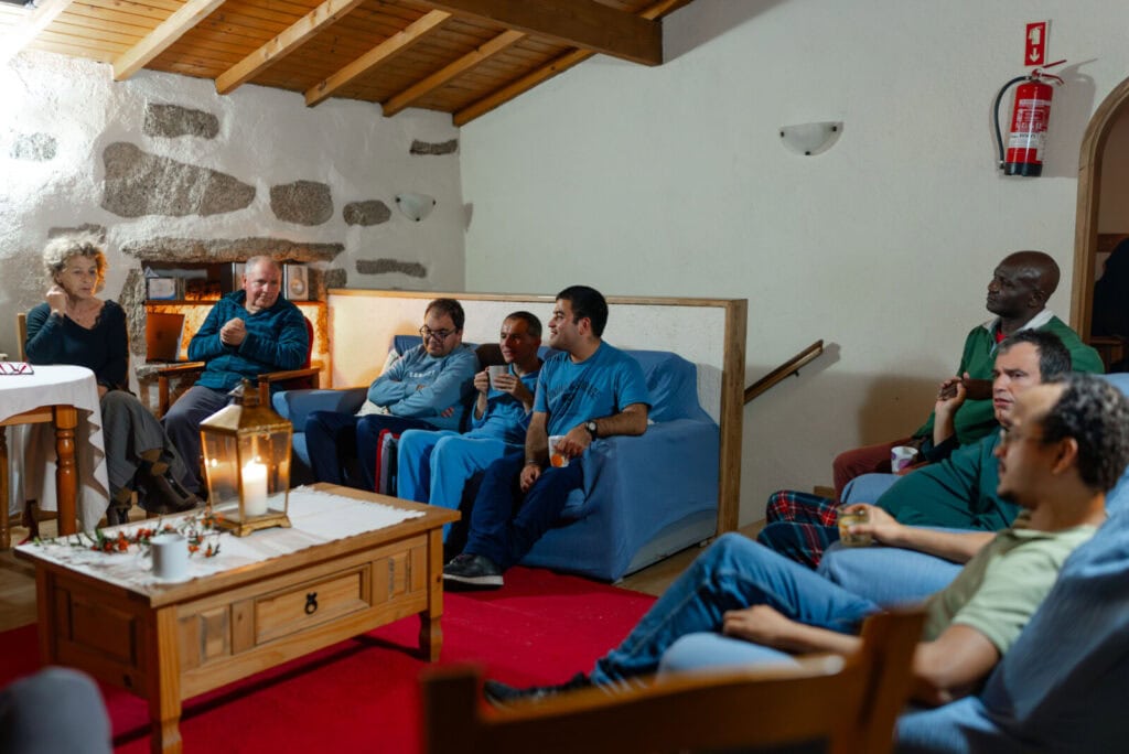 Fecho do dia na Casa da Oliveira, Cabreira