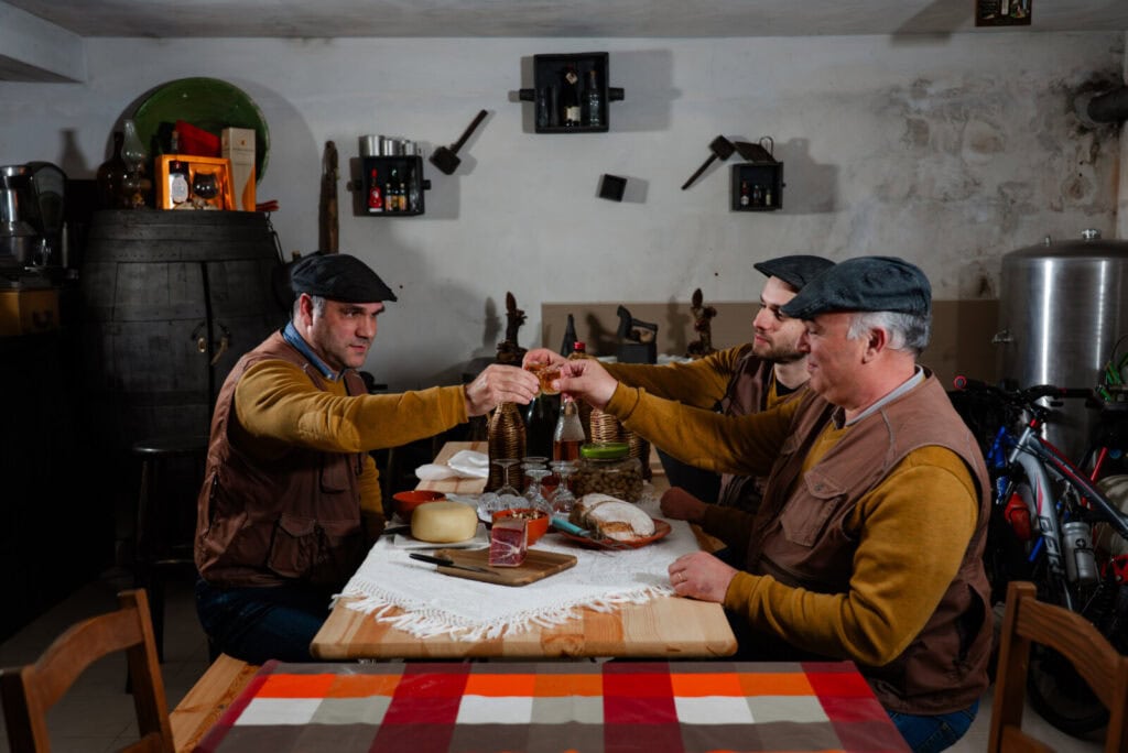 Convívio entre os elementos do Grupo de Gaiteiros de Almalaguês