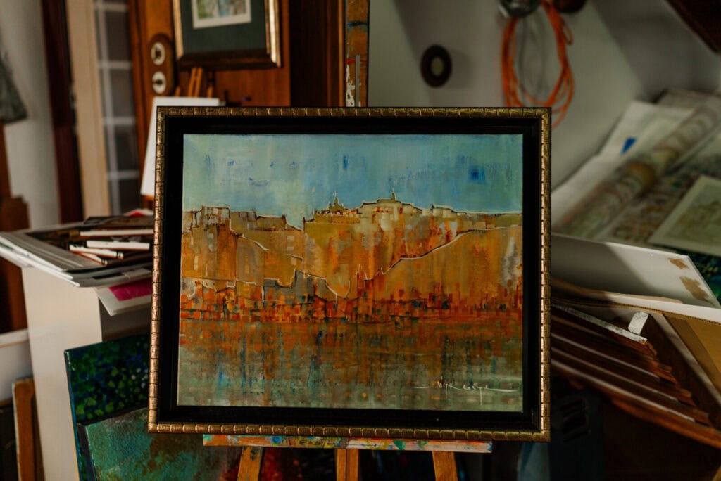 Quadro pintado por Vitor Costa