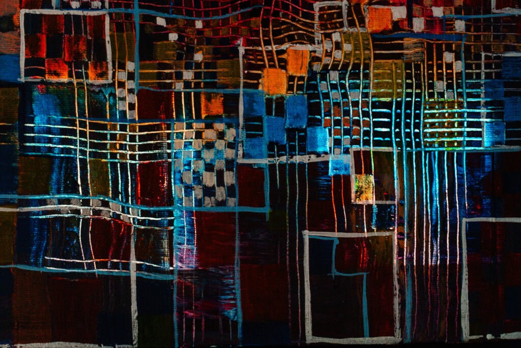 Pormenor de um quadro de Vitor Costa