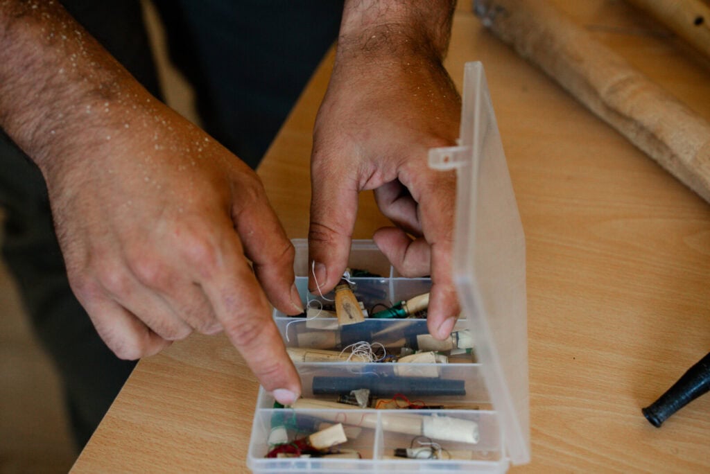 Construção de gaitas de Bravães