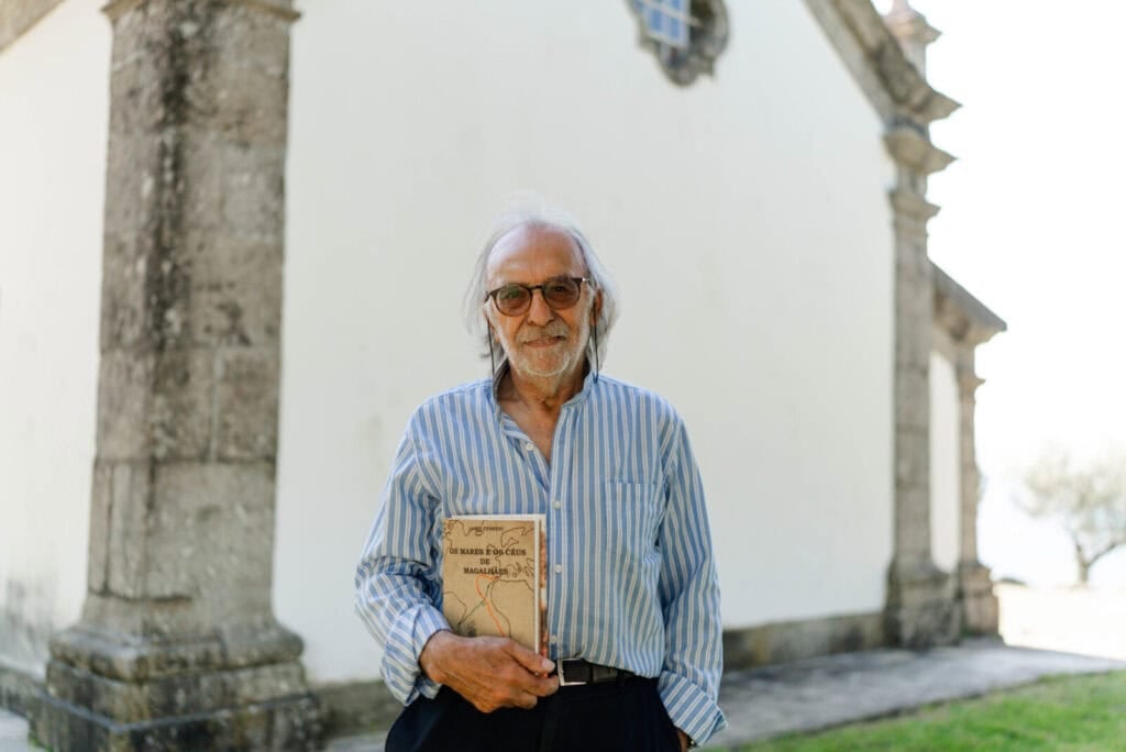 Professor Jaime Ferreri na Capela de Nossa Senhora da Pegadinha
