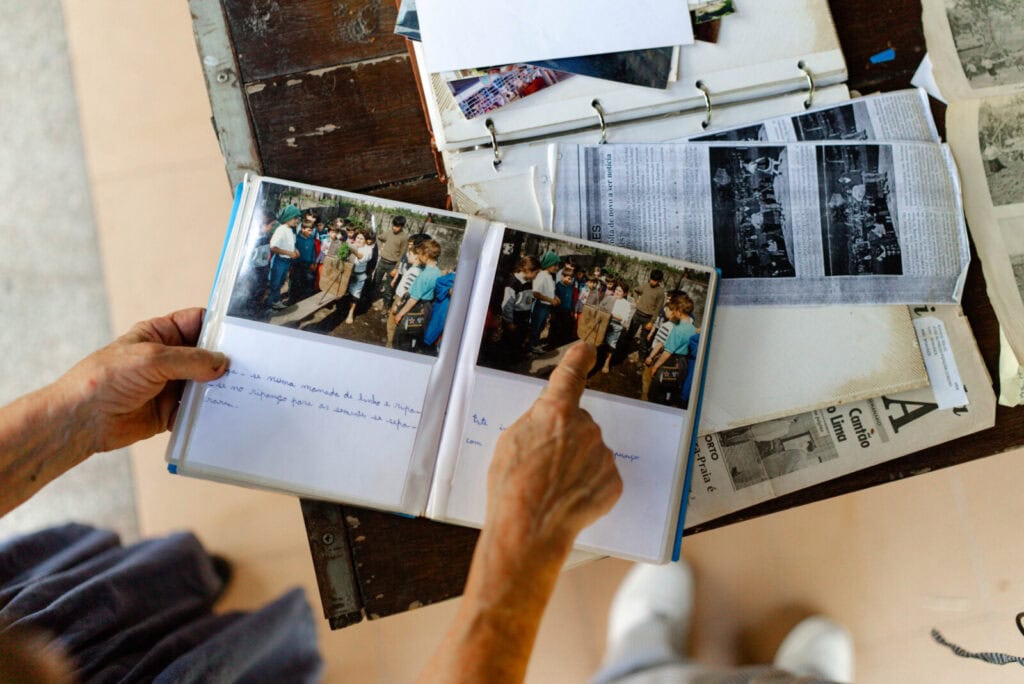 Fotografias do ciclo do linho em Bravães