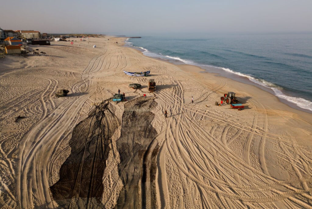Vista aérea da Praia de Mira
